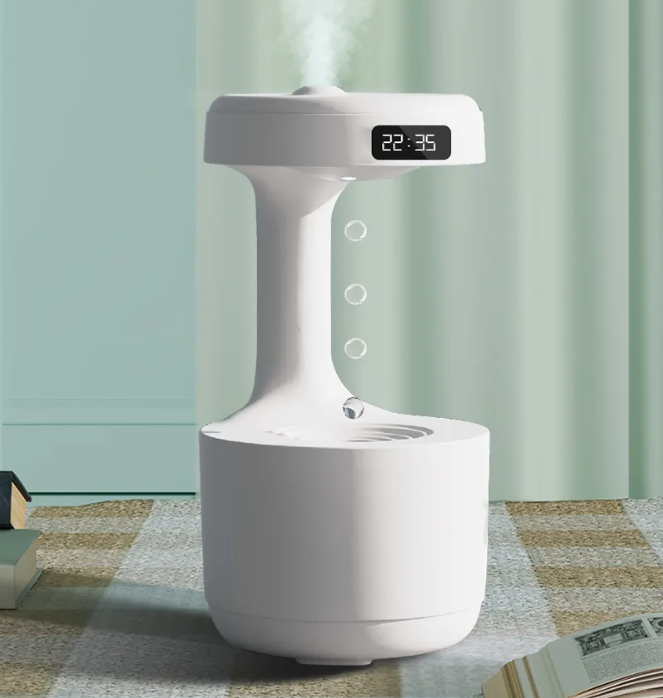 Anti-gravity Clock Humidifier White