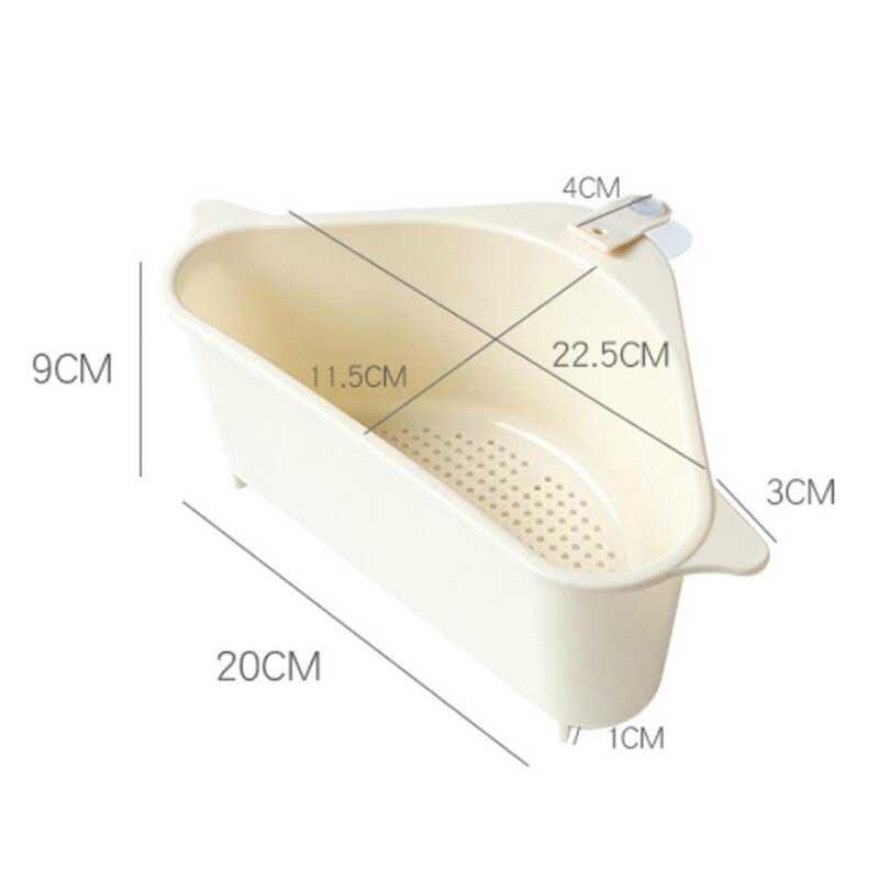 Sink Corner Strainer Dimensions