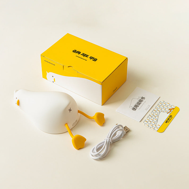 Lazy Duck Night Light with packaging